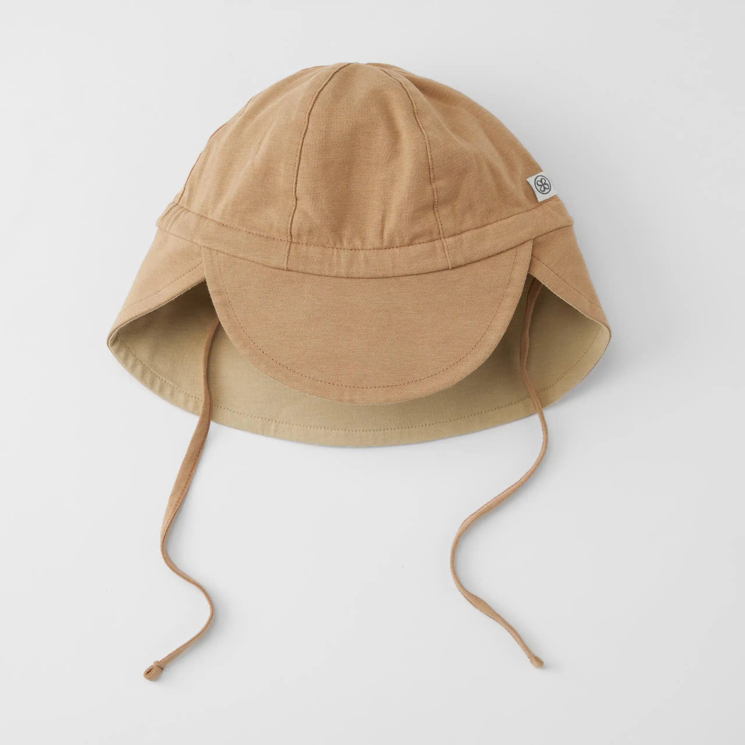 Reversible Sun Hats UPF 50+ Olive Green/Sandy Beach - Cloby